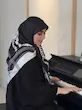 ابریشم مشکی سفید