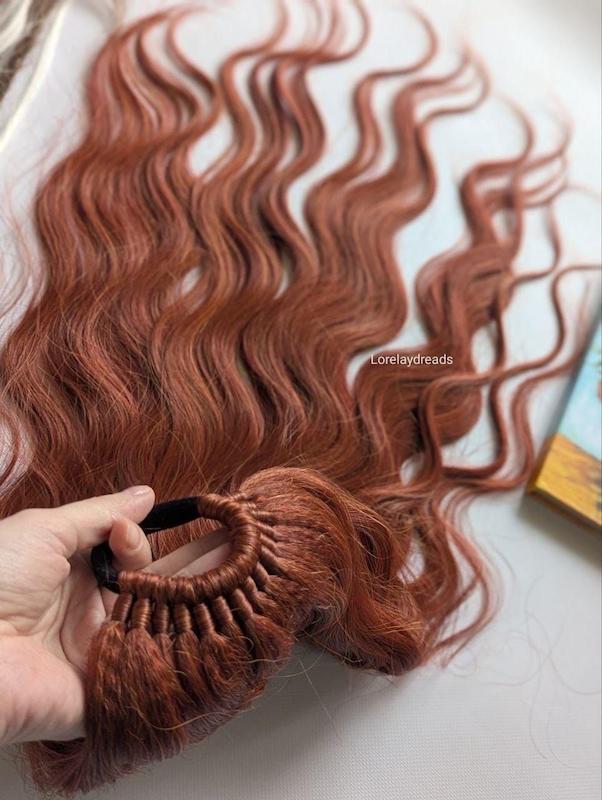 کش مو دم اسبی موجدار قد 80