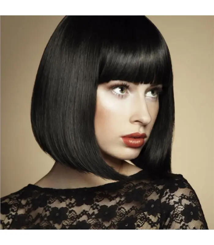 کلاه گیس (پوستیژ) زنانه مصری کوتاه و لخت چتری دار Short Straight Wigs
