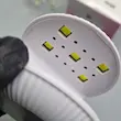 دستگاه LED UV یو وی انگشتی برقی با کابل مدل صدفی سفید