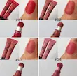 رژ گونه و رژ لب دوکاره کوشنی پد دار در 4 رنگبندی liquid blush Powder puff lip