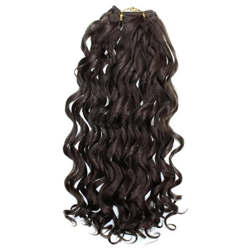 موی متری حالت دار فر سر دوخت قهوه ای ترک مات ابریشمی 150 گرم