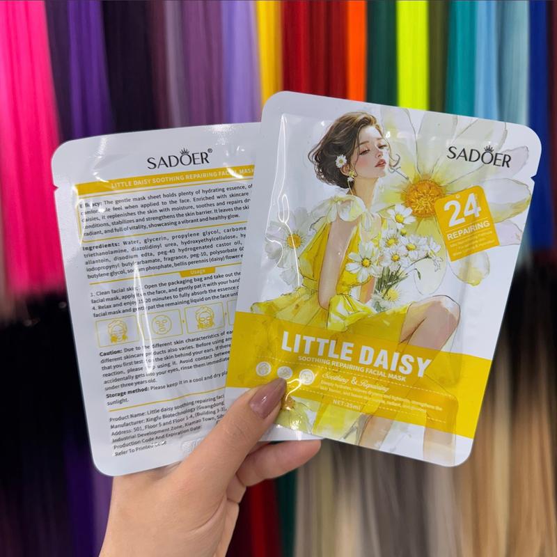 ماسک ورقه ای صورت سادور sheet mask آبرسان قوی 24 ساعته و بازسازی کننده پوست ترمیم کننده