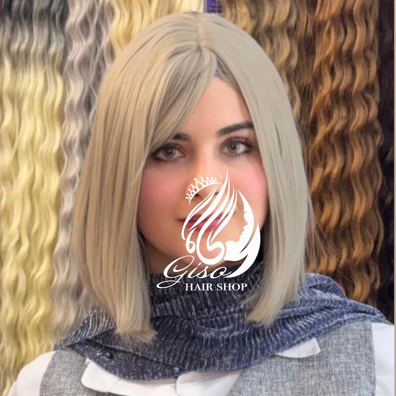 کلاه گیس مصری کره ای زنانه لایت روشن 