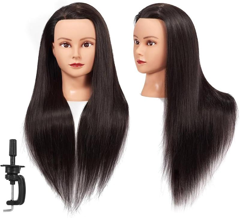 کله مانکن آموزش کوتاهی مو همراه با پایه اتصال به میز