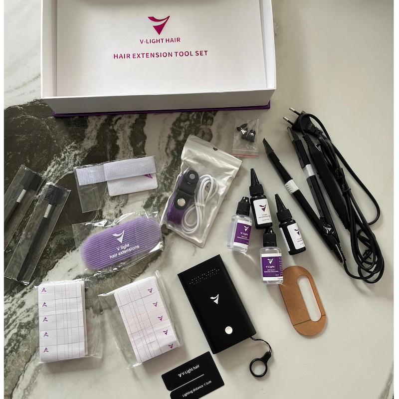 دستگاه اکستنشن تار به تار ویلایت V Light Hair Extension Machine فول پک اورجینال روسیه