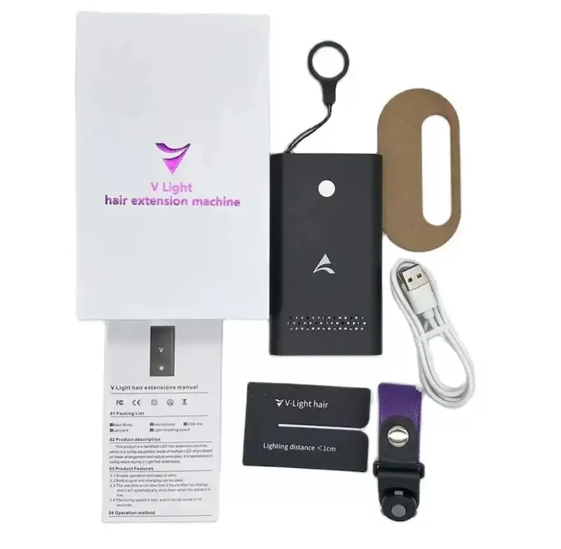 دستگاه اکستنشن تار به تار ویلایت V Light Hair Extension Machine (پک اقتصادی)