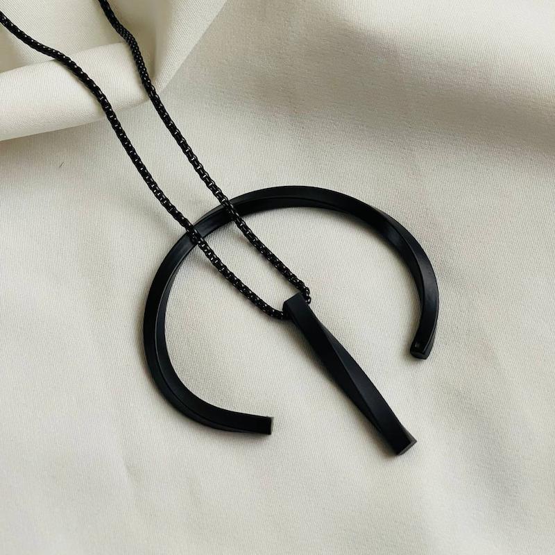 ست گردنبند بنگل مشکی