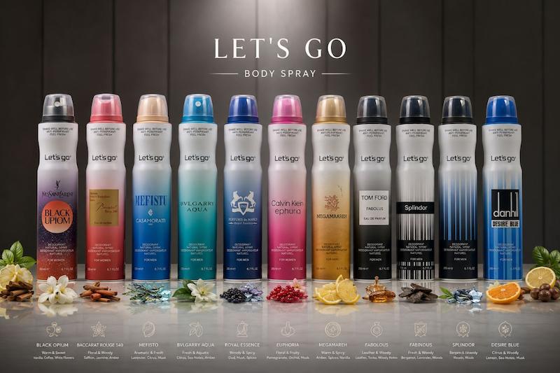 اسپری بدن لتس گو (Let's Go )