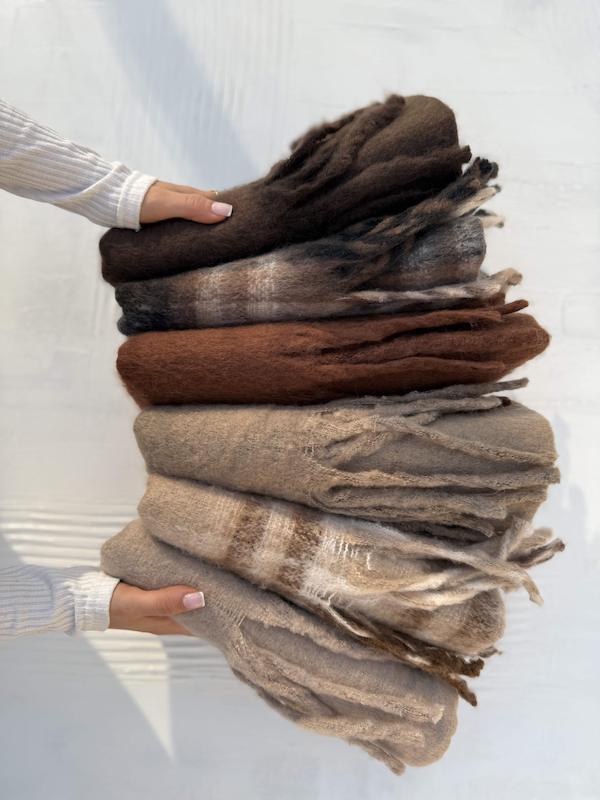 بیگ اسکارف قهوه ای