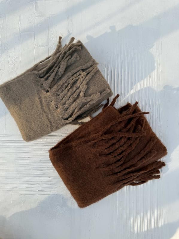 بیگ اسکارف قهوه ای