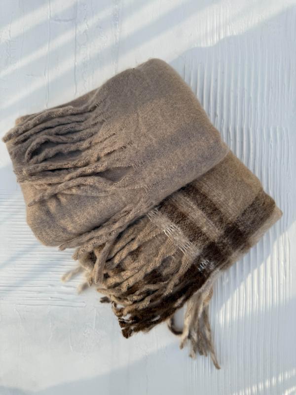 بیگ اسکارف قهوه ای