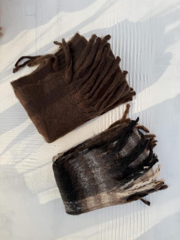 بیگ اسکارف قهوه ای