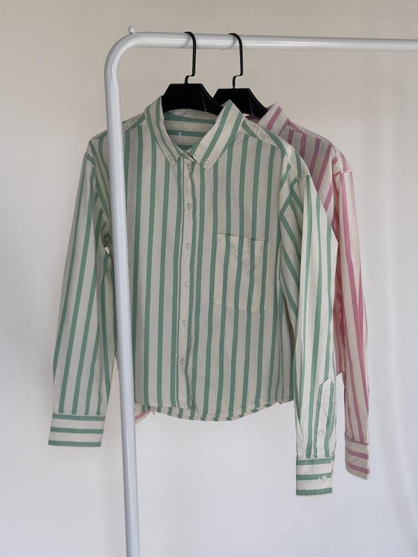 کراپ شومیز راه راه 