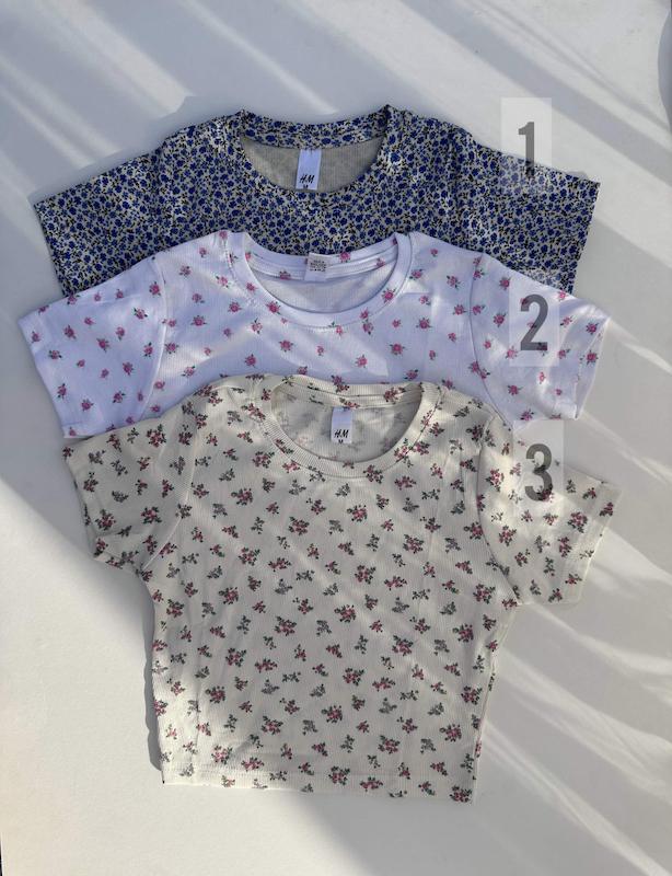 تیشرت طرح دار اچ اند ام