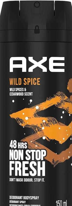 اسپری Axe Wild Spice اکس وایلد اسپایس حجم 150 میل