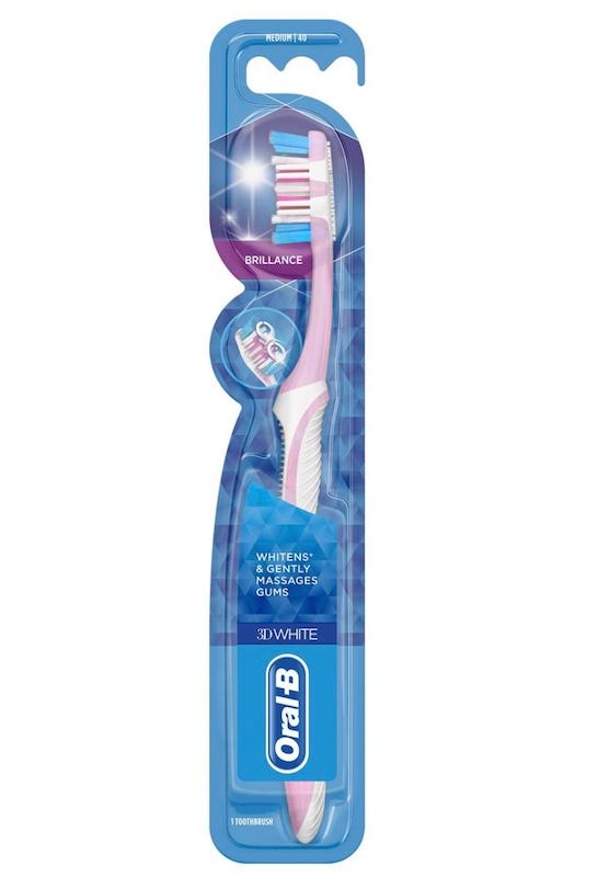 مسواک اورال بی برلیانس Brilliance 3D White با برس متوسط