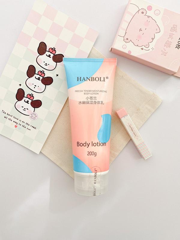 لوسیون بدن با عصاره گل Freesia اورجینال HANBOLI 🩵🩰