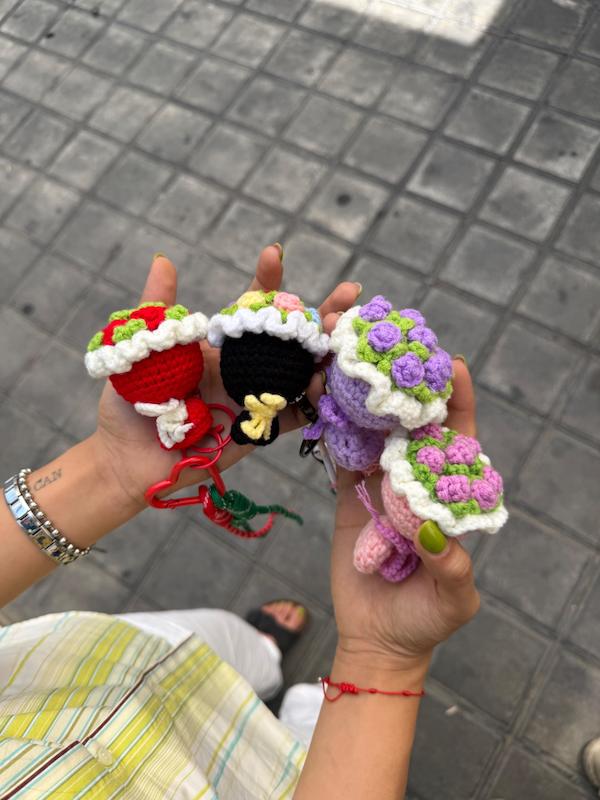 چارم بگ دسته گل💐