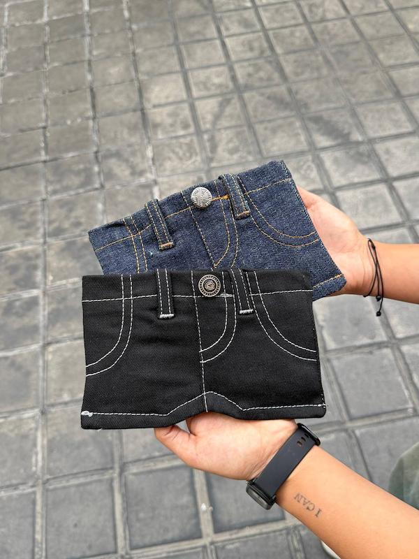کیف پول فانتزی طرح شلوار جین👖