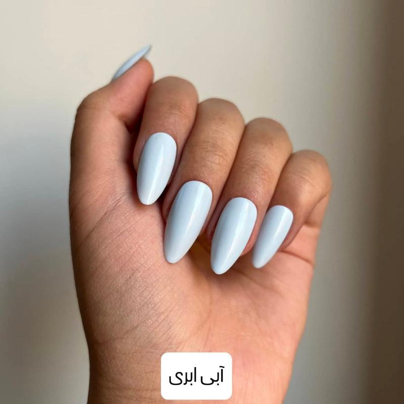 ناخن مصنوعی گلوری نیل مدل-تکرنگ پاستلی