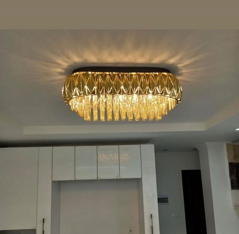 80*30 لوستر خورشیدی طرح مثلثی سقفی خطی 