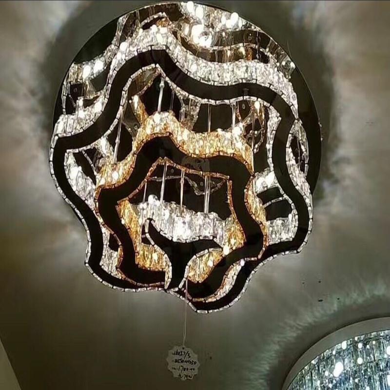 لوستر سقفی کریستالی مدل مارینا
