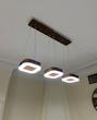 لوستر آویز خطی چوبی ۳ شعله مدل 3×20 آرتا | مدرن LED 