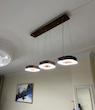لوستر آویز خطی چوبی ۳ شعله مدل 3×20 آرتا | مدرن LED 