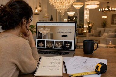 نکات مهم قبل از خرید لوستر اینترنتی