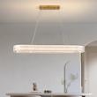 لوستر آویز کریستالی مدرن بیضی ۱ طبقه کریستال بزرگ (۱۲۰*۲۲)