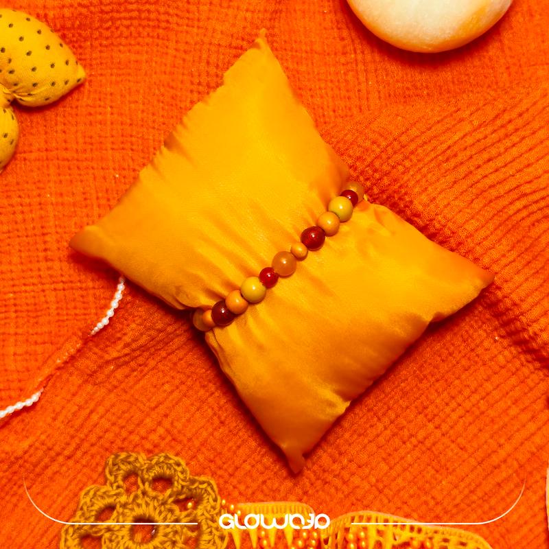 دستنبد مهره ای مدل پاییز