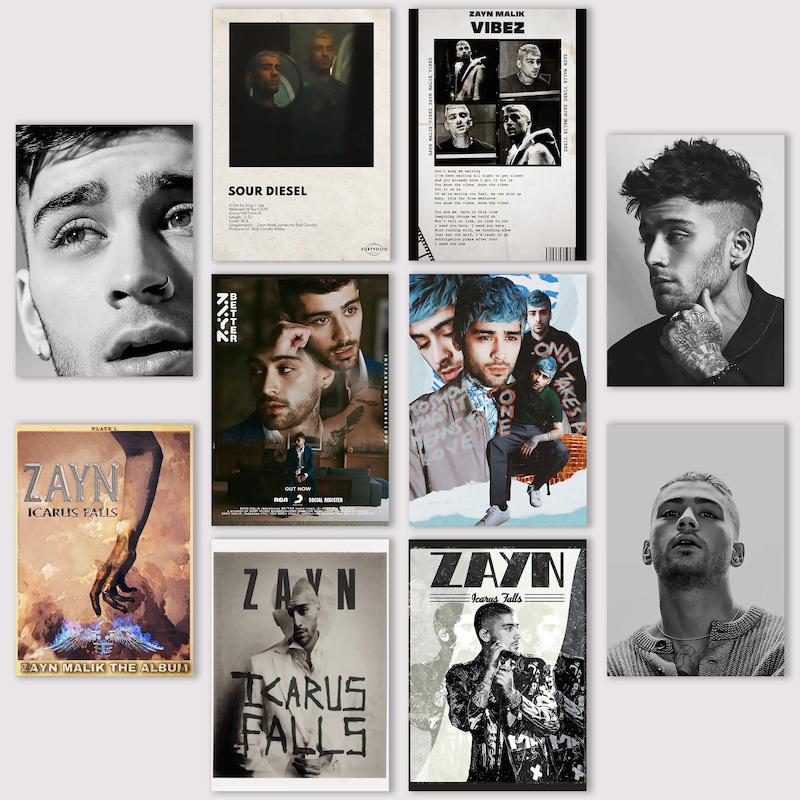 پک پوستر 10تایی زین / Zayn (کد 1047)
