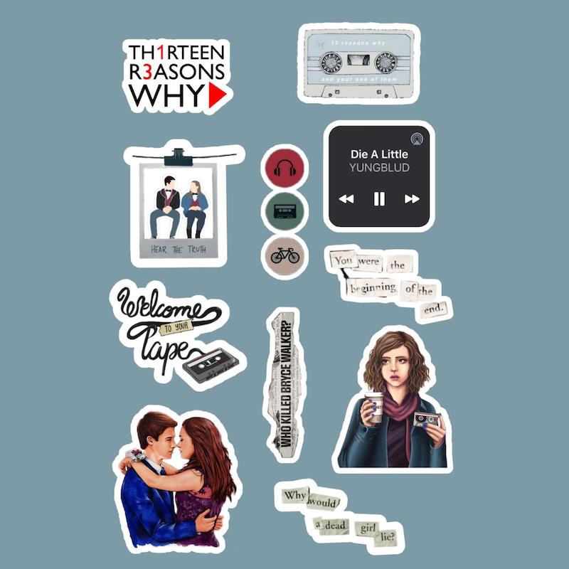 استیکر 13Reasons Why کد 1002
