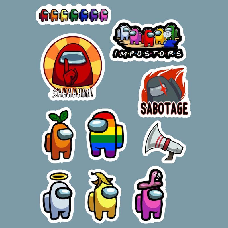 استیکر Among Us کد 1006