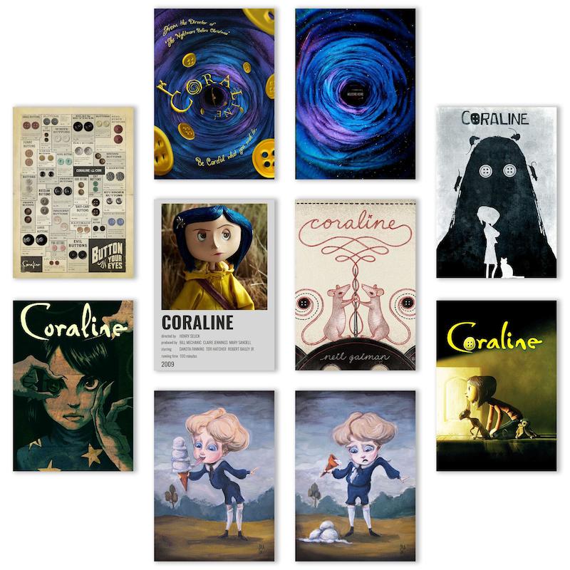 پک پوستر 10تایی کورالین(کد 1097)