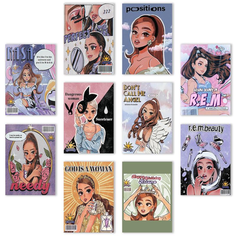 پک پوستر 10تایی آریانا / Ariana Grande (کد1099)