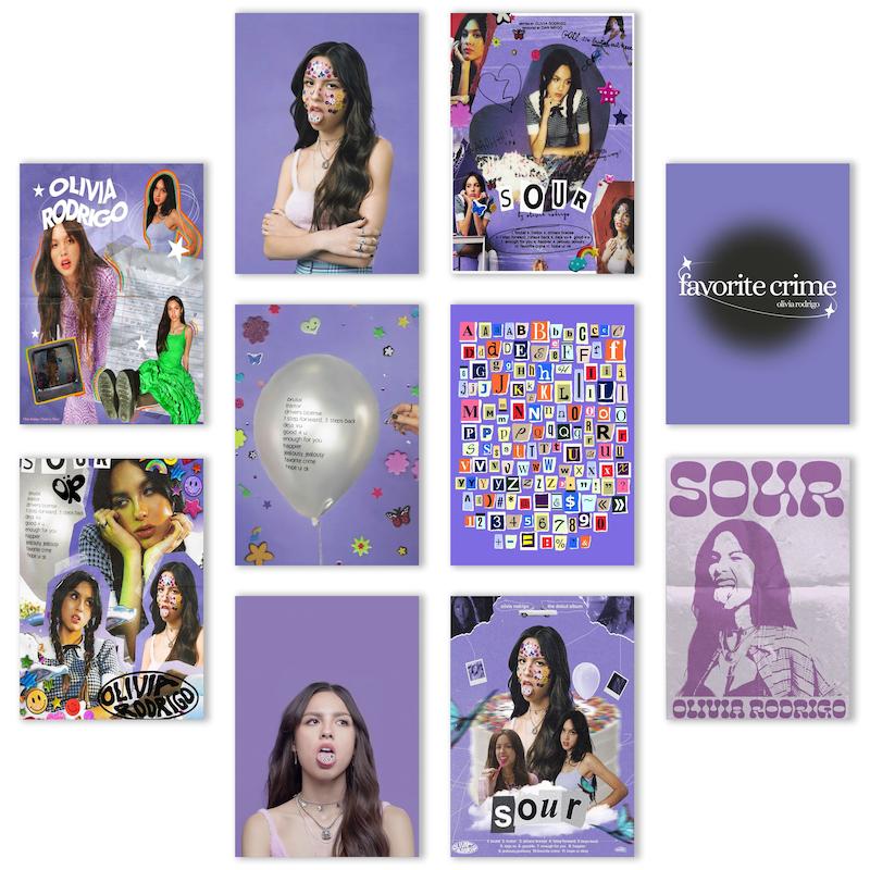 پک پوستر 10تایی الیویا / Olivia (کد 1104)