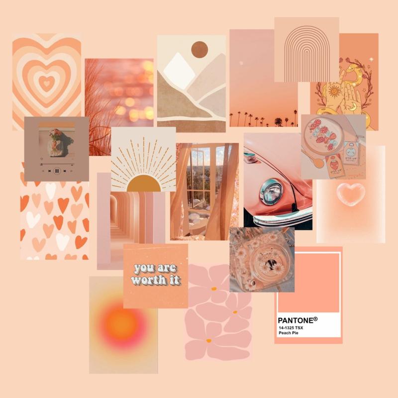 پک پوستر رنگ هلویی