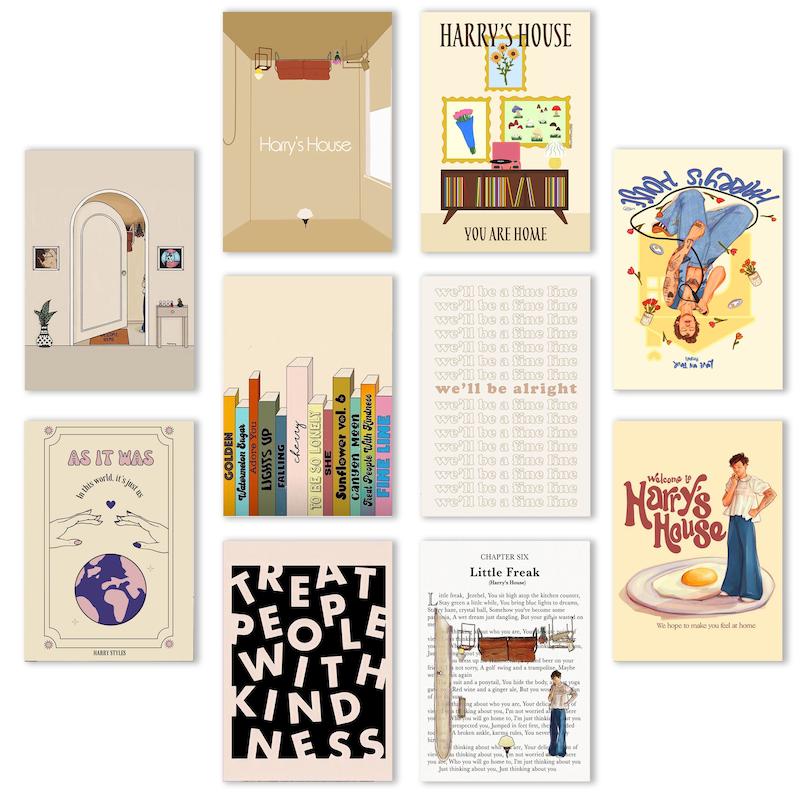 پک پوستر 10تایی هری استایلز / Harry styles (کد 1049)