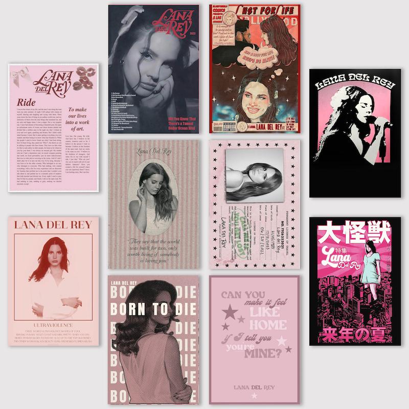 پک پوستر 10تایی لانا - Lana (کد 1066)