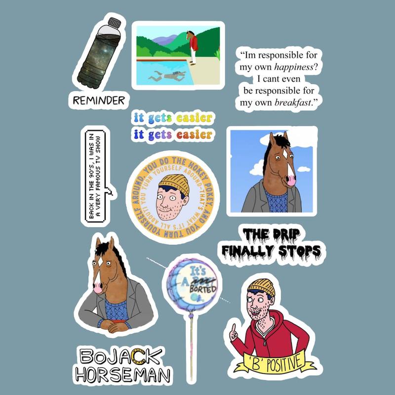 استیکر Bo Jack Horseman کد 1018