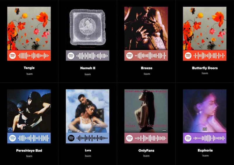 پک اسپاتیفای کارت 8تایی Isam