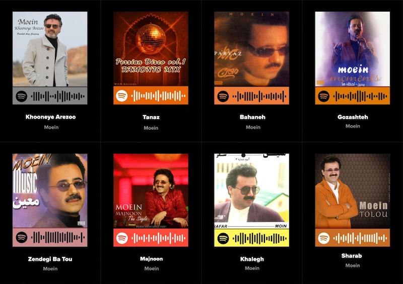 پک اسپاتیفای کارت 8تایی معین _ Moein