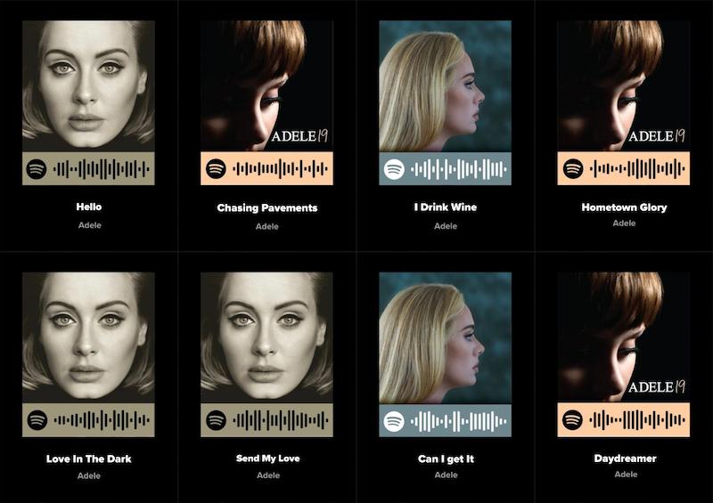 پک اسپاتیفای کارت 8تایی ادل2 - Adele