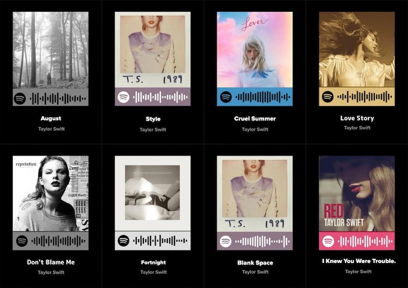 پک اسپاتیفای کارت تیلور سوییفت3 - Taylor Swift