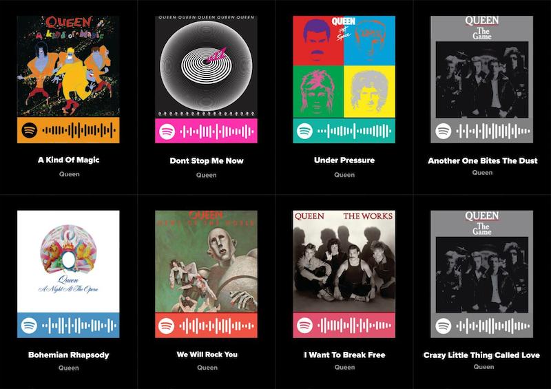 پک اسپاتیفای کارت 8تایی Queen