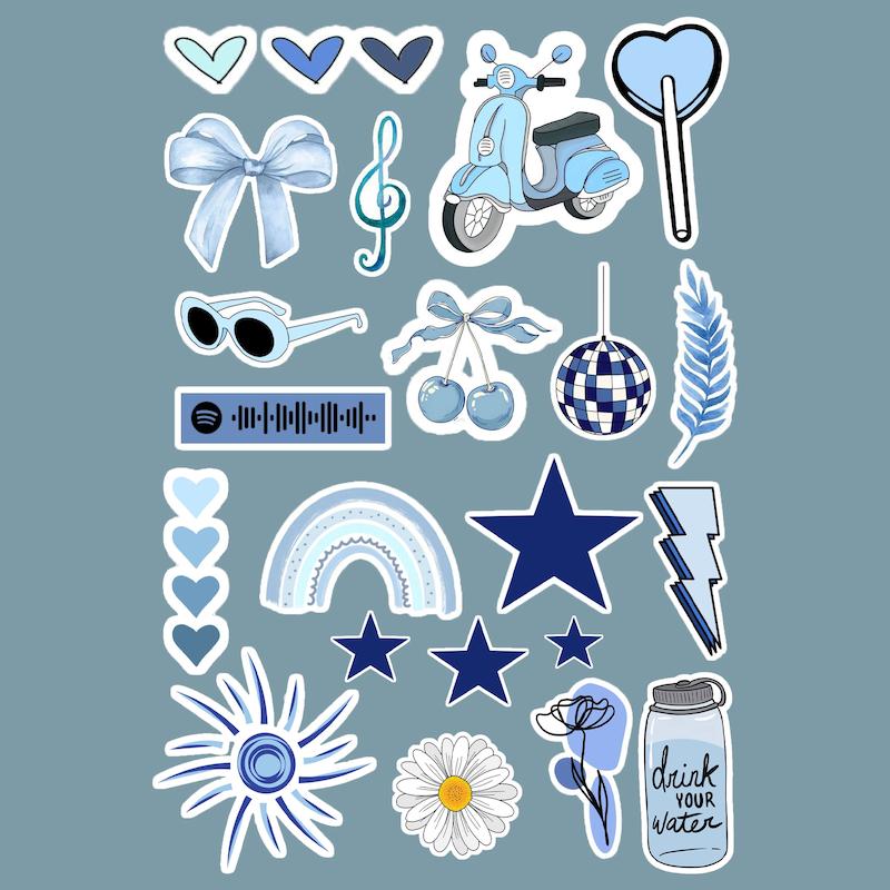 استیکر آبی2 / Blue2 کد 1219