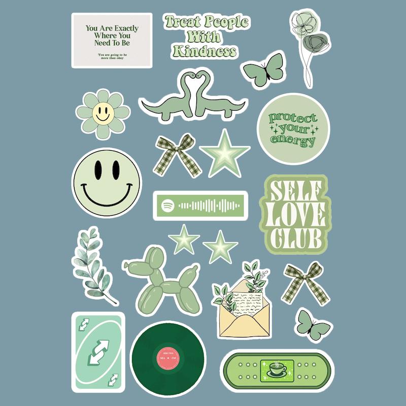 استیکر سبز1 / Green1 کد 1222