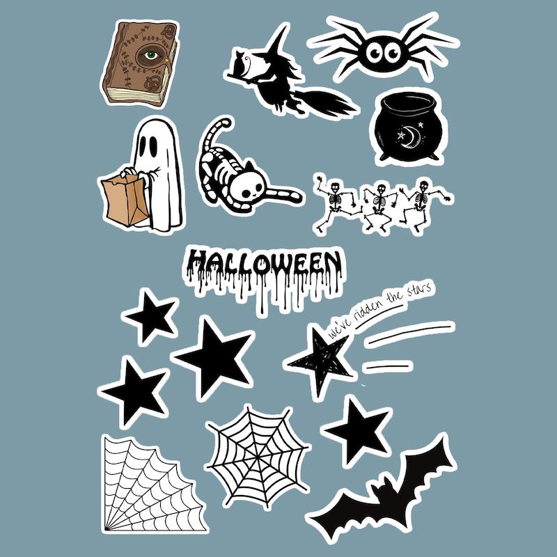 استیکر هالووین1 / Halloween1 کد 1225